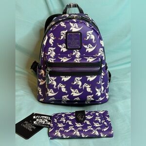 Loungefly x Disney x Nightmare Before Christmas Zero Backpack & Wallet Set